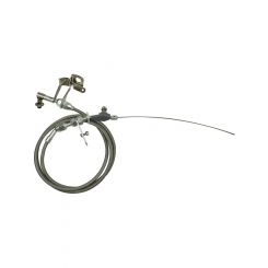 Proflow Automatic Transmission Braided Stainless Kickdown Kit Carbu