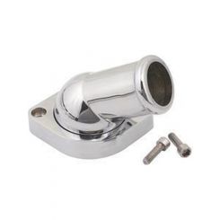 Proflow Water Neck Thermostat Housing Cast Aluminum Polished 45 De