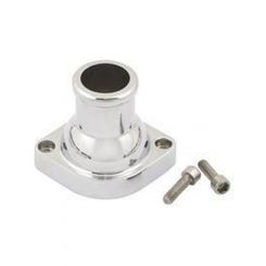 Proflow Water Neck Thermostat Housing Cast Aluminum Polished Strai