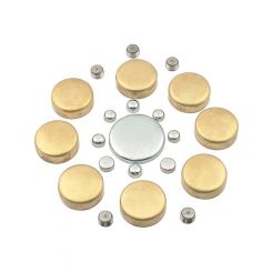 Proflow Freeze Welsh plugs Brass Chevy Small Block 400 Kit