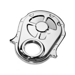 Proform Engine Timing Chain Cover Chrome Steel For BB Chevy Crankshaft Seal