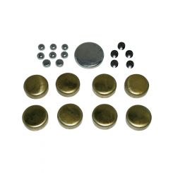 Proform Brass Freeze Plug Kit For Small Block Chevy 400 Engines All Sizes