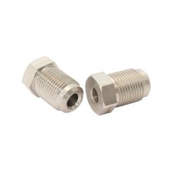 Aeroflow S/Steel Inverted Flare Tube Nut M12 -1.0mm to 3/16" Hard Line