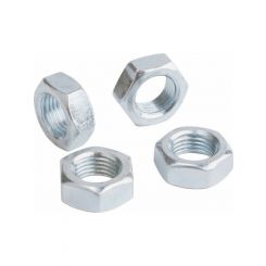 QA1 Jam Nut Aluminium Clear Anodised 7/16-20 LH 11/16in. Hex 1/4in. Widt