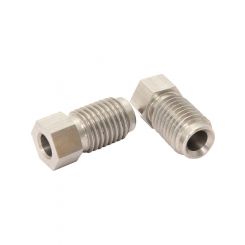 Aeroflow S/Steel Inverted Flare Tube Nut M10 -1.25mm to 3/16" Hard Line AF371