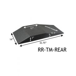 Race Ramps Ramps Trailer-Mates Rear Composite Foam Black 3.00 in. Heig