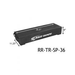 Race Ramps Trailer Step Composite Foam Black 35.5 in. Length 11.25 in