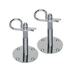 RPC Hood Pin Flip-Over Kit Chrome