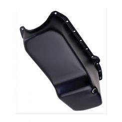 RTS Oil Pan Sump Steel Black Finish Standard SB Chev 2-Piece Rear ma