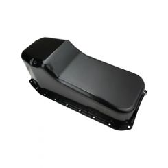 RTS Oil Pan Sump Steel Black Finish Standard SB Chev 2-Piece Rear ma