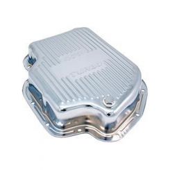 RTS Transmission Pan Deep Steel Finned Chrome Finned GM TH400