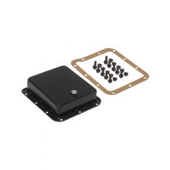 RTS Transmission Pan Deep For Ford C4 C10 Black Powdercoat Steel