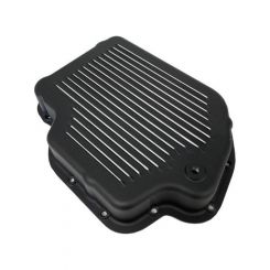 RTS Transmission Pan Aluminium Black Machined Finned Chev Holden TH400