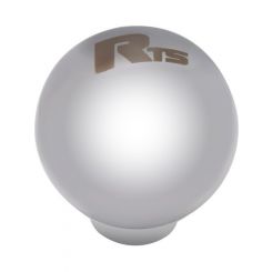RTS Shift Knob Round Aluminium Satin RTS Logo Automatic Manual Transmiss