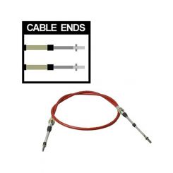 RTS Shifter Cable 5 ft. Length 2 in. Stroke Morse Style Threaded/Thr