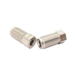 Aeroflow S/Steel Inverted Flare Tube Nut 7/16"-20 to 3/16" Hard Line