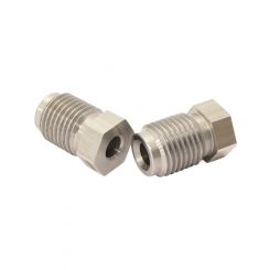 Aeroflow S/Steel Inverted Flare Tube Nut M12 -1.25mm to 3/16" Hard Line