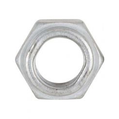 Strange Wheel Stud Lock Nut Hex 5 8-18 in. Thread Steel Natural