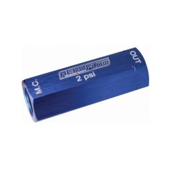Aeroflow Brake Residual Pressure Valve Blue, 2 PSI Residual Valve