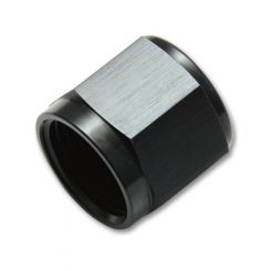 Vibrant Performance Tube Nut Fitting; Size: -16AN; Tube Size: 1" Black