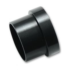 Vibrant Performance Tube Sleeve Adapter; Size: -6AN; Tube Size: 3/8" Black