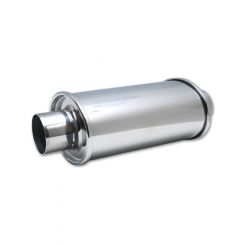 Vibrant Performance Ultra Quiet Resonator, 2.75" inlet/outlet 13.75 in. Length