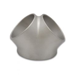 Vibrant Performance Cast 2-in-1 Y Collector; 3" Inlet; 2.5" x 2.5" Outlet