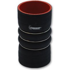 Vibrant Performance CAC Hose, 3.00" ID x 8.00" long - Silicone Black
