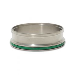 Vibrant Performance HD Clamp Titanium Weld Ferrule with O-Ring for 3.00" OD