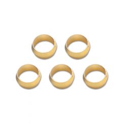 Vibrant Performance Pack of 5, Brass Olive Inserts; Size 1/4"