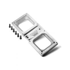 Weiand Manifold Top Plate Supercharger Aluminium Polished Dual Carbureto