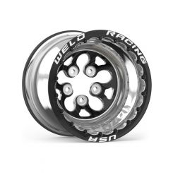 Weld Racing Wheel Drag 15x10 Black Alpha-1 5x4.75 5in. BS Black SBL…