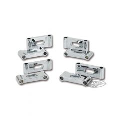 Zodiac Fender Spaces Trapdoor Front 1 in. Thick Chrome Pair