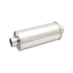 Vibrant Performance Street Power Round Muffler 2.25" inlet/outlet Center-Center