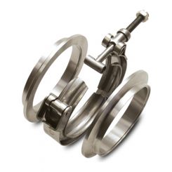 Vibrant Performance V-Band Titanium Flange Assembly, for 3.00" OD Tubing