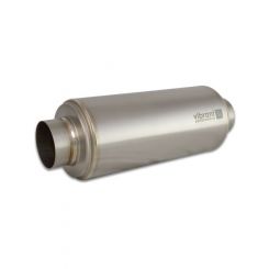 Vibrant Performance Resonator, 3.00" Inlet/Outlet x 16.00" Long Titanium
