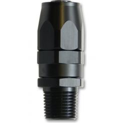 Vibrant Performance Male Straight Hose End Fitting; Size: -6AN; Thread 1/4" NPT