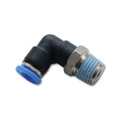 Vibrant Performance Male Elbow Fitting, for 1/4" OD Tubing (3/8" NPT Thread)