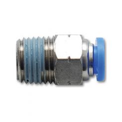 Vibrant Performance Male Straight Fitting, for 3/8" OD Tubing (1/8" NPT Thread)
