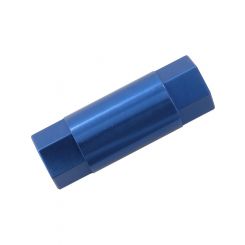 Aeroflow M6 Female Hex Spacer Blue 40mm Length - 1 Per Pack