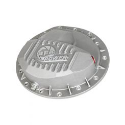 AFE Front Differential Cover Raw; Street Series; For Dodge Diesel Tru