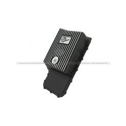 AFE Power Transmission Pan Black Machined 11-14 For Ford 6R140 Trucks