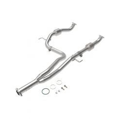 AFE Power Twisted Steel Y-Pipe w/ Cat SS 16-20 For Toyota Tacoma V