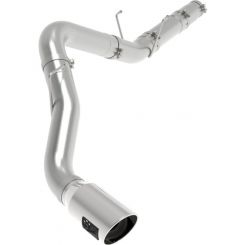 AFE ATLAS 5in DPF-Back Alum Steel Exhaust System w/Polished Tip 19-
