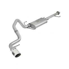 AFE Scorpion 2-1/2in Alum Steel Cat-Back Exhaust w/ Polished Tips 0