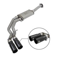 AFE Rebel Exhausts 3in SS Cat-Back 15-16 For Ford F-150 EcoBoost V6