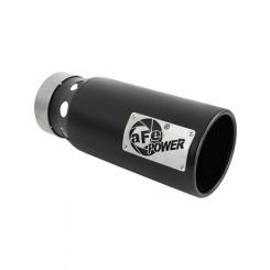 AFE SATURN 4S 4in SS Intercooled Exhaust Tip Black 4in" x 5in Ou