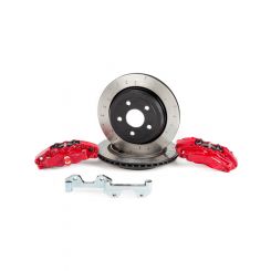 Alcon 2007+ For Jeep JK-JL 330x22mm Rotors 4-Piston Red Calipers Re