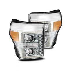 AlphaRex 11-16 For Ford F-250 SD PRO-Series Projector Headlights Plank