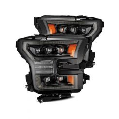 AlphaRex 17-20 For Ford Raptor NOVA LED Proj Headlights Plank Style Alp